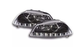 Phare Daylight LED DRL look Seat Ibiza type 6L 03-08 chrome