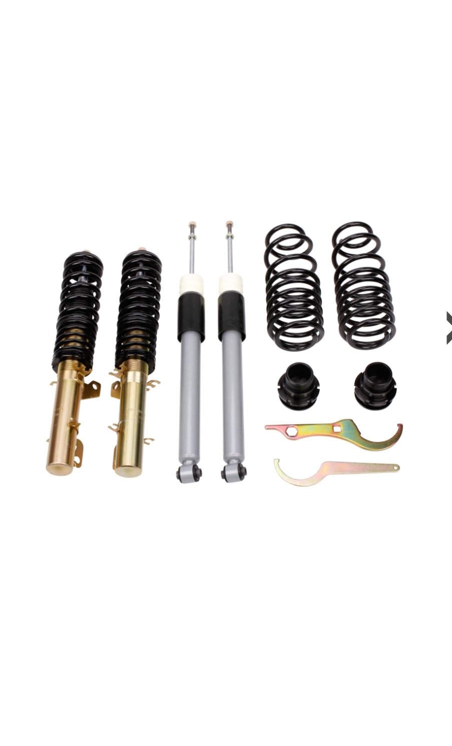 Coilover DTS LINE en acier galvanisé Audi 8L/Golf4 1j_/ SEAT Leon 1m