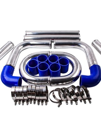 Kit de tuyau universel pouces 64mm ou 76mm aluminium 8pcs